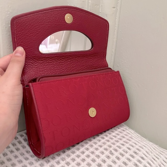 Oroton, Red Clutch - Picture 3 of 5